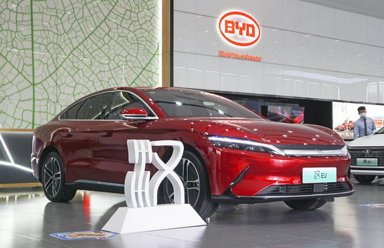 5 drzwi 5 miejsc BYD Han EV Cars Pure Electric Mid Large 610-715KM